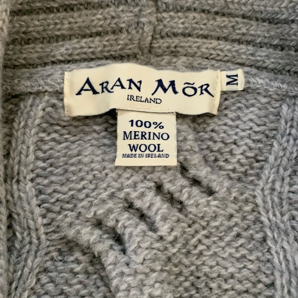 100% Wool Aran Mor Cardigan from Ireland - NWOT - Picture 3 of 8